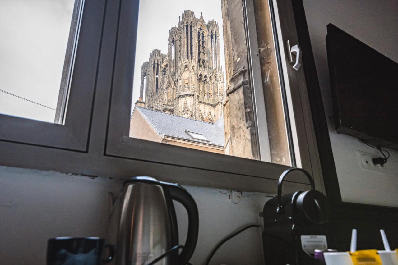 Tournelles Vue Cathedrale- Maison Climatisee Du Xvie Siecle Classee Lejlighed Reims Eksteriør billede